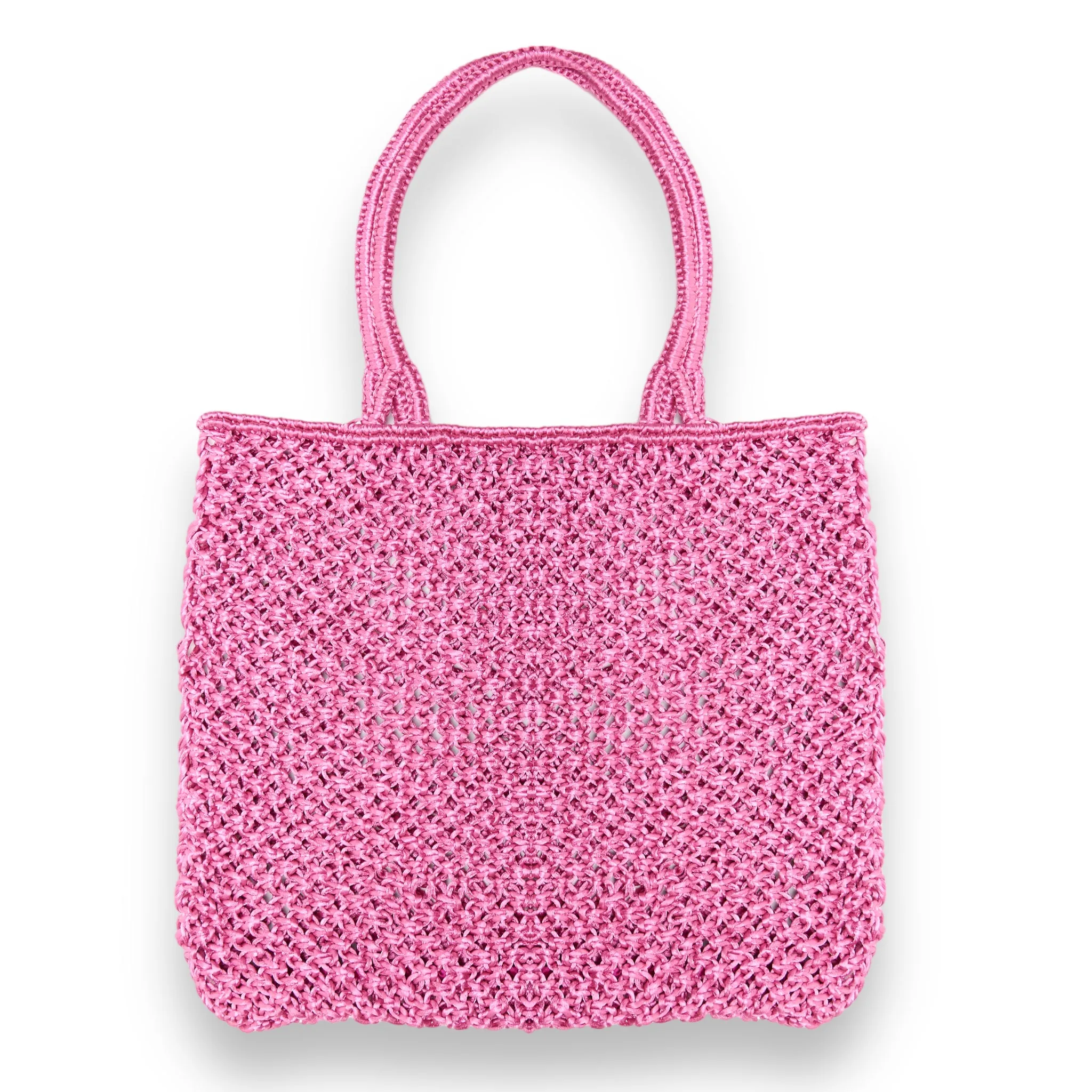 Bell & Fox Mara Hand Woven Bag Pink