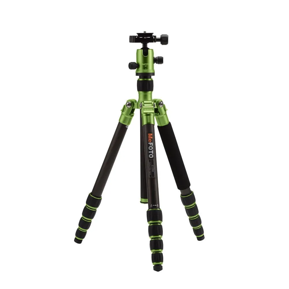 MeFOTO Roadtrip Convertible Tripod Kit Carbon Firbe Legs - Green